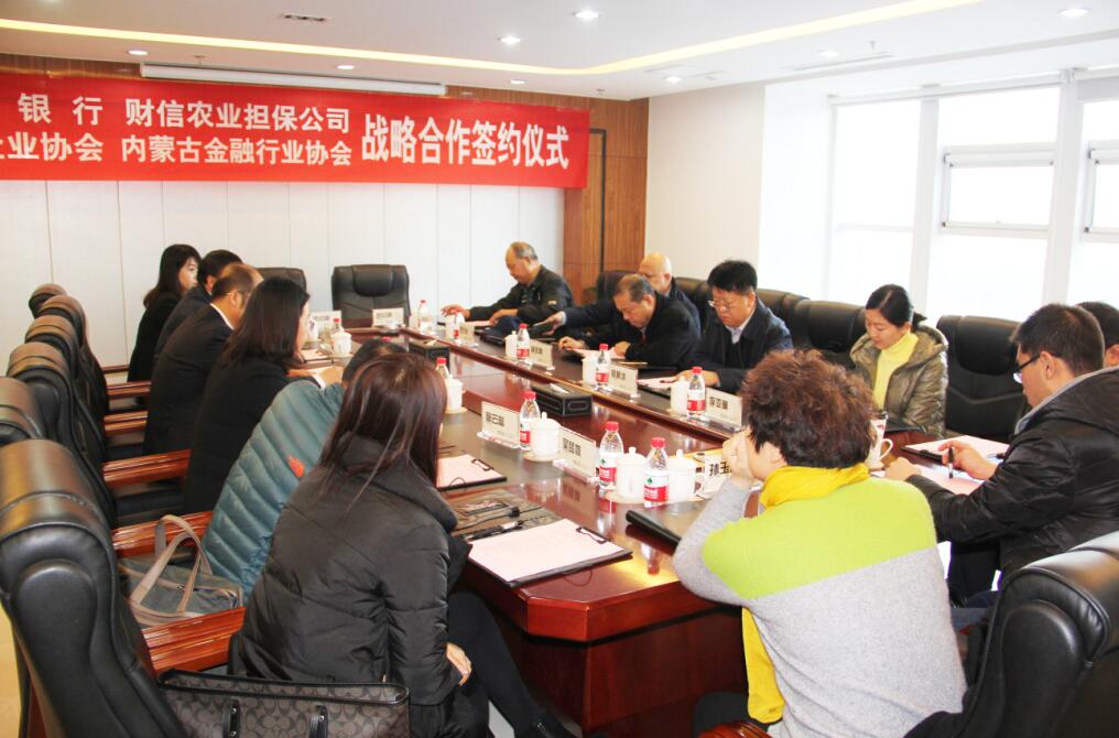 匯聚多方共識，共謀內蒙古農牧業(yè)產業(yè)新發(fā)展——四方銀企戰(zhàn)略合作洽談會召開